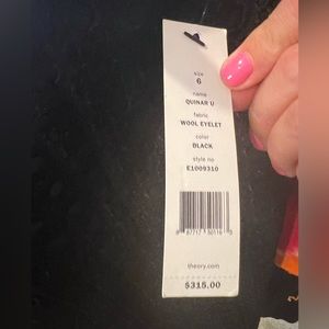 New With Tags Black Theory Patterned Skirt (Size 6)